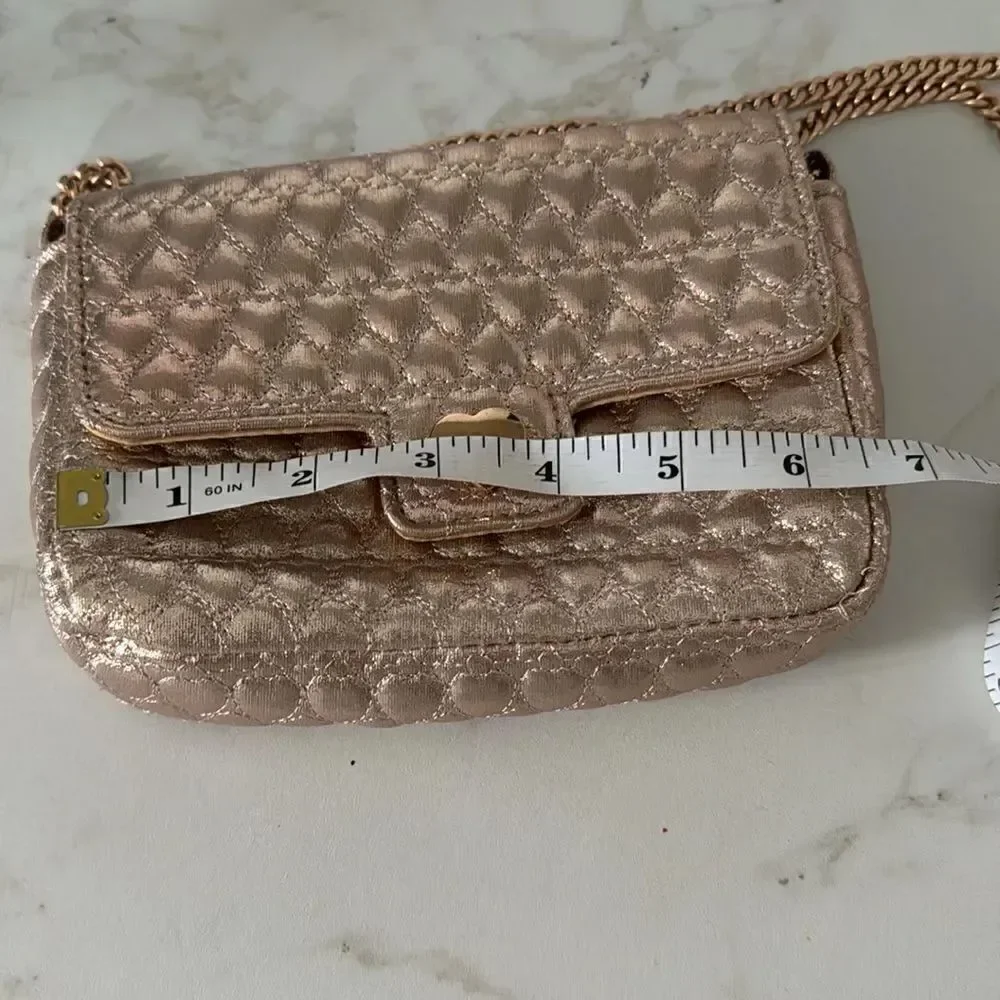 Children’s place Girl's Gold Quilted Purse bag EUC